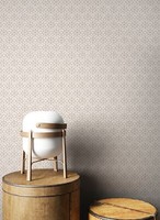 Tapete Vliestapete Beige Ornament Muster Mustertapete