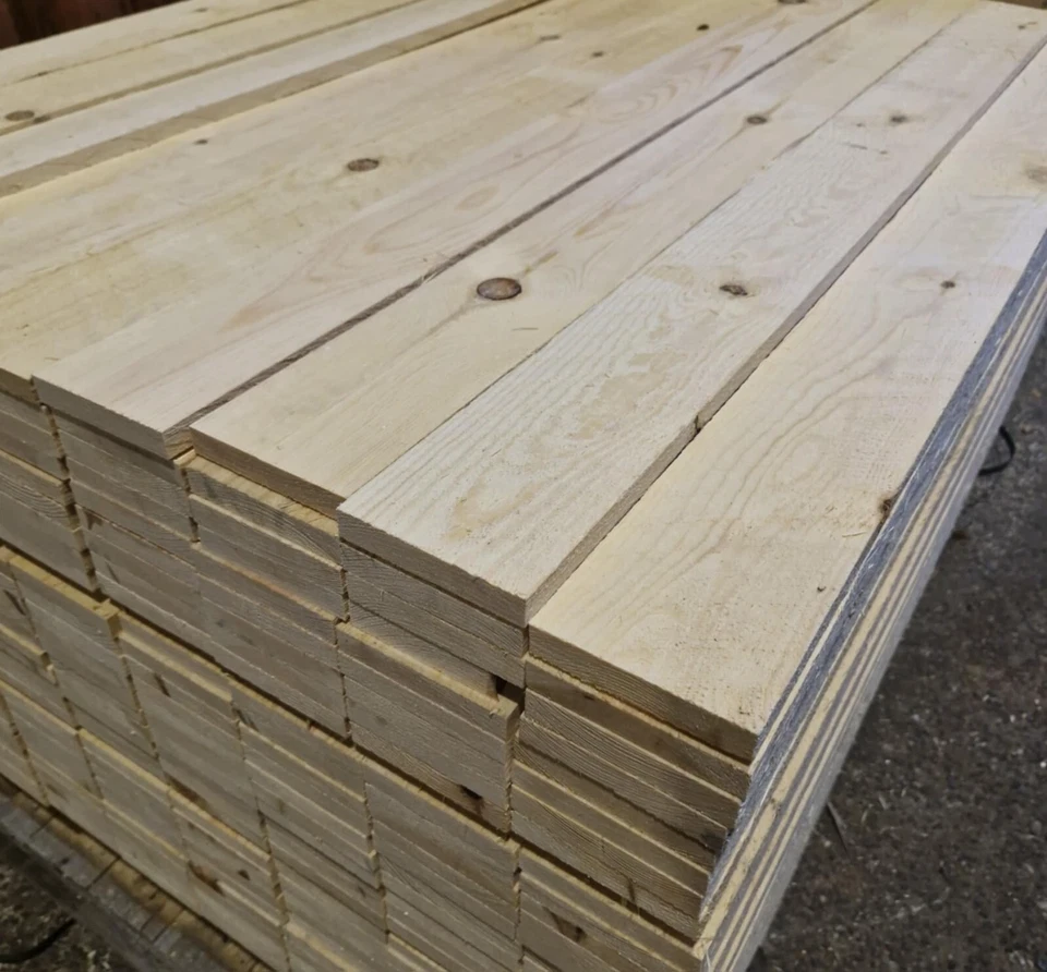 Pallet Wood boards (NEW) 10 x 150cm/5ft Kiln Dried- Wall Cladding Timber Planks - Image 3 of 4