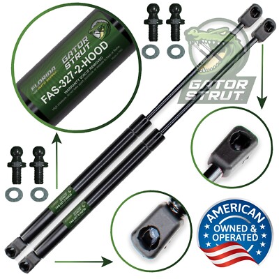 2 Two Hood Lift Supports FAS-327-2 For: 1984-1989 Nissan 300ZX Coupe 2 Door 2+2