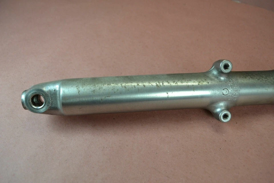 1987 Suzuki GS450L GS450 L GS 450 Right Front Fork Forks Shock Tube - Image 4 of 4