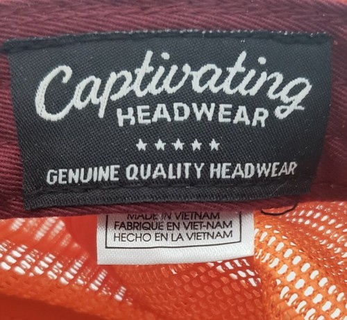 Fesselnde Kopfbedeckung Virginia Tech Hokies Mesh Snapback Mütze verstellbar Kappe - Bild 6 von 6