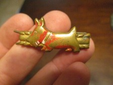 Vintage Scottish Terrier Scottie-dog 20th century 1950's clothing brooch pin