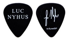 Luc Nyhus Signatur Schwarz Tour Gitarre Pick
