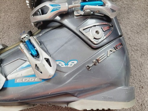 HEAD EDGE 8.8 SKISCHUHE - Größe 285 mm mit Aufbewahrung Tragetasche UK 9,5 grau - Bild 3 von 11