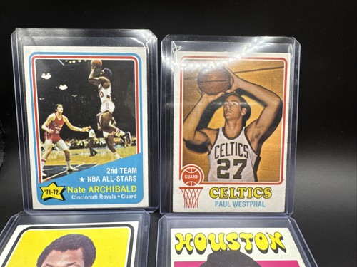 (12) VINTAGE 1970s Topps NBA Basketball Cards Lew Alcindor Wilt Chamberlain - Picture 5 of 14