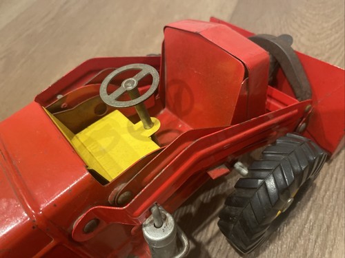 VINTAGE NY-LINT TOYS PAYLOADER TRUCK-RED - Picture 6 of 6