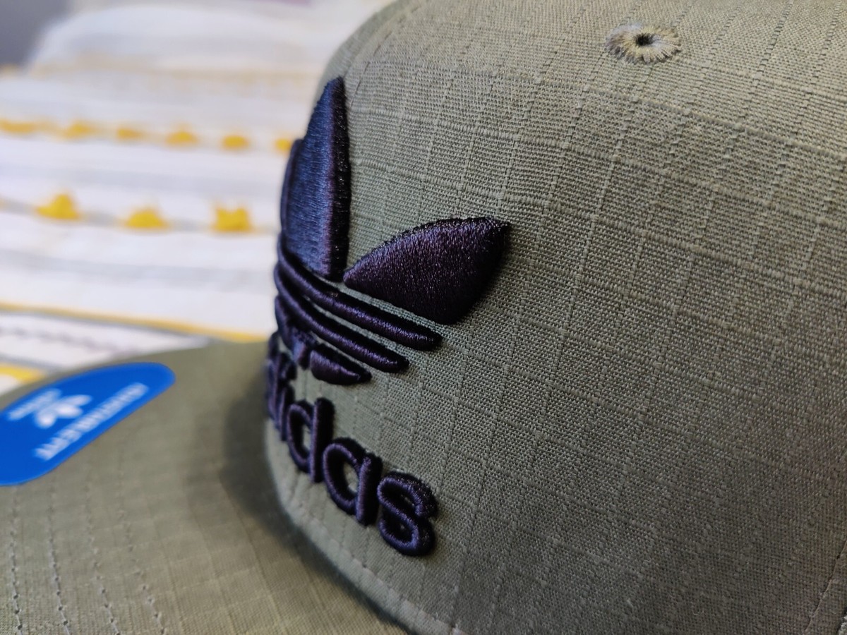 friキャップ Adidas Originals Ripstop Hat Cap Trefoil Plus Snapback Trend Olive