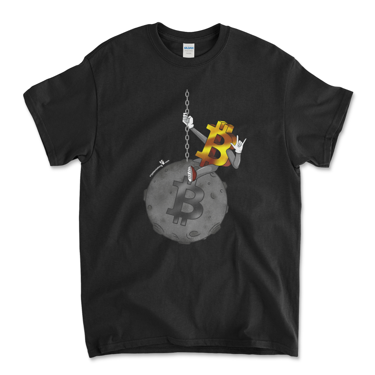 Bitcoin BTC Crypto Cryptocurrency Altcoin HODL Black T-Shirt UPC128 | eBay