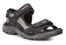 ECCO Offroad Yucatan Black / Mole / Black Men's Comfort Sandal - Size US 13