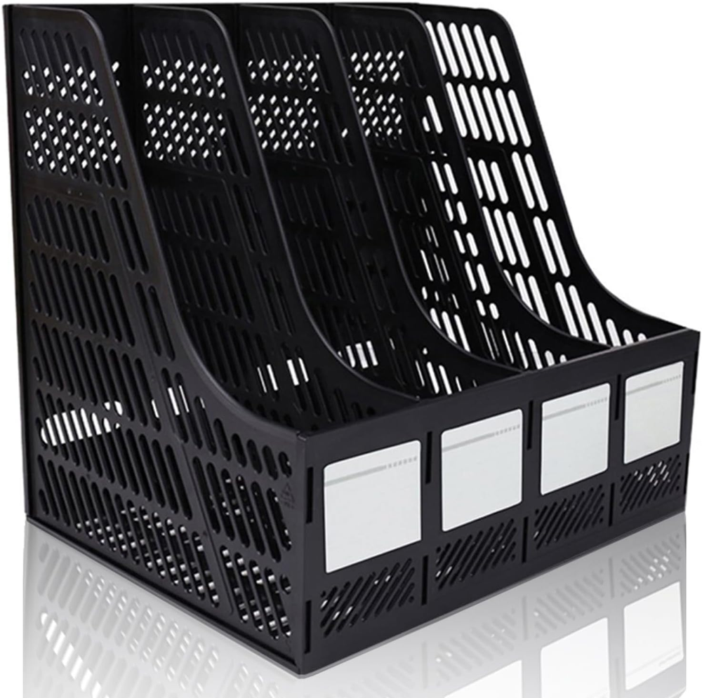 File Holder Desktop Filing File Box 4 Compartments Vertical File Organizer Magaz File Holder Desktop Filing File Box 4 Compartments Vertical File Organizer Magaz