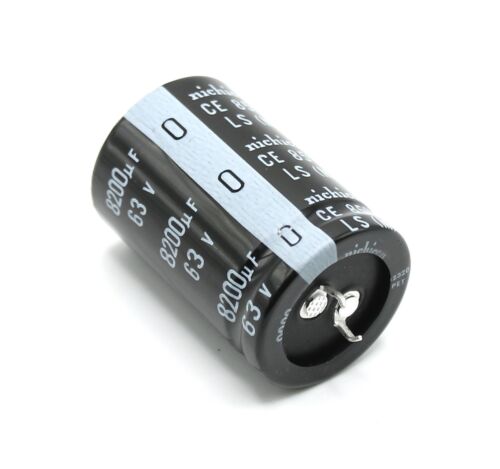 (8pcs) 8200uF 63V Radial Snap In Mount Electrolytic Aluminum Capacitor 85C 63VDC - Picture 1 of 1