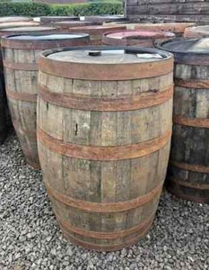Ex Whiskey 40 Gallon Oak Barrel Wooden Keg Barrels Cider Pub Table Whisky Cask Ebay