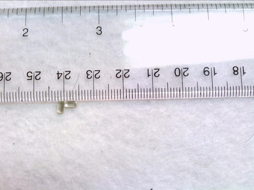 VTG 144 CLEAR RHINESTONE CUT FLAT BACK BEVEL CABOCHONS Germany 5X2.5mm #060116f - Picture 3 of 5