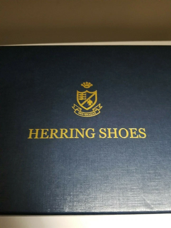 Arenque jaspe monge duplo pontas de asa nogueira conker polimento EUA 10,5 Reino Unido 9,5 - Imagem 4 de 4