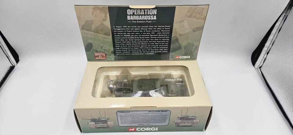 Corgi CC60102 Churchill Mk1V 5th Guard Tank Army, Soviet Army Lease 1:50 Scale.  - Image 3 of 4