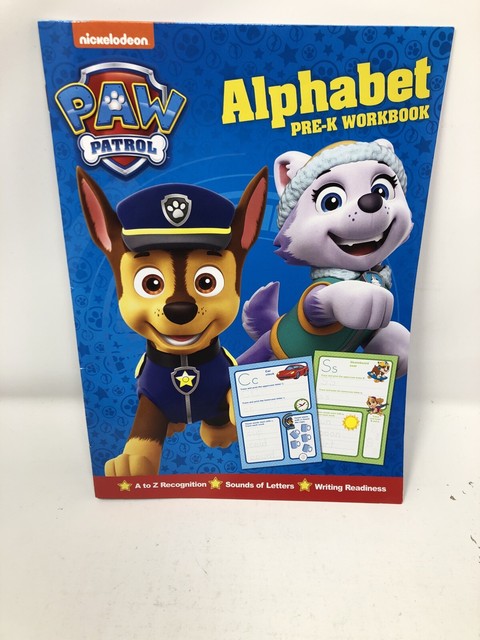 paw patrol alphabet toy