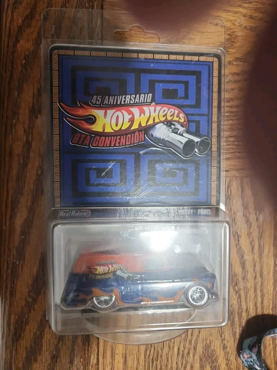 hot wheels 45th anniversary real riders 55 chevy panel | eBay