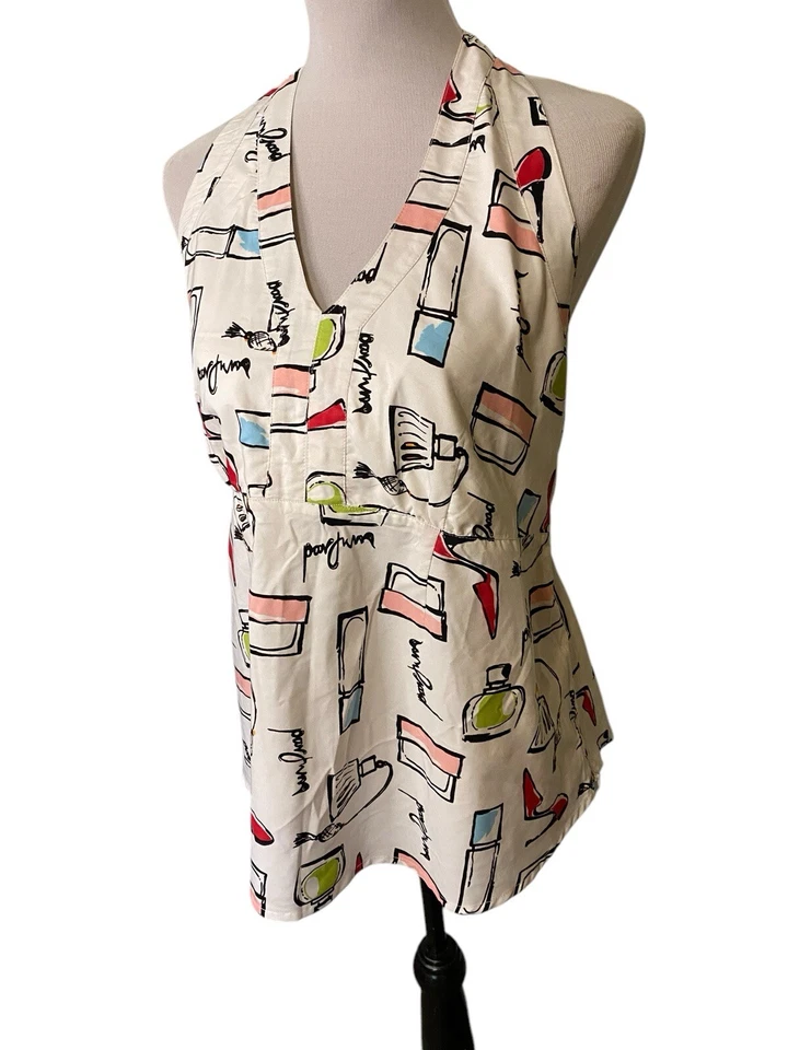 Топ с бретелью через шею для беременных размер M ретро причудливый Zero 2 Nine - Изображение 3 из 4