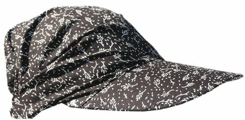 Cool4 XS Damen Mädchen Sommer Schirm Kopftuch Schwarz Weiß Bandana Visor KT35 - Bild 1 von 1