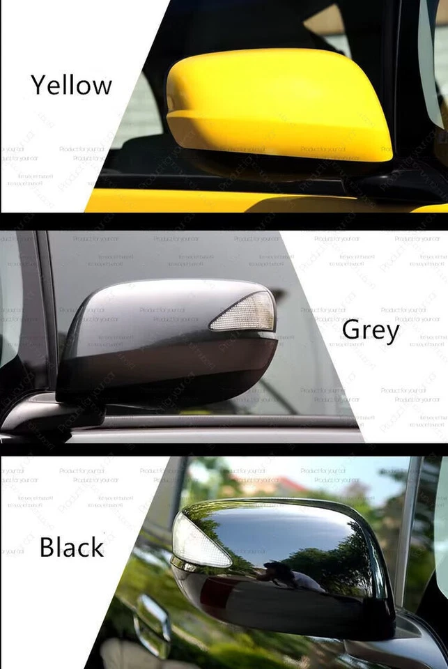 Left Driver Right Passenger Side Mirror Cover Cap For HONDA FIT JAZZ 2009-2013 - Imagem 4 de 4