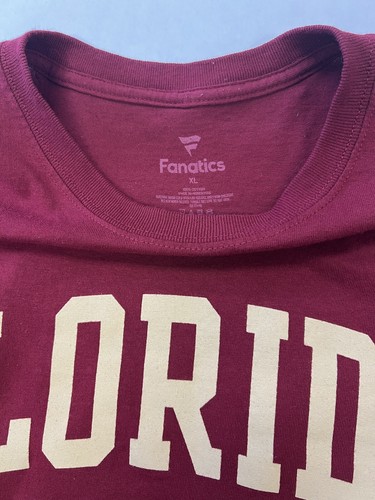 Florida State Seminoles Fanatics T Shirt Mens Extra Large XL Red - Picture 3 of 5