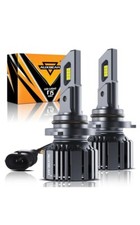 AUXBEAM 9006 LED Headlight 90W 20000LM Bulb 6500K Super White Bright Lamp CANBUS