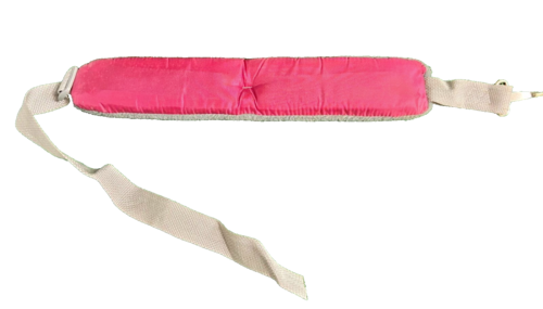 Pink Golf Bag Strap One Clasp Main Section 25 Inches, 47 Inches Overall Length - Afbeelding 1 van 10