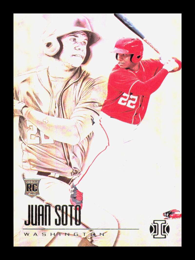 Juan Soto Rookie #20 2018 Panini Chronicles Illusions Nationals Baseball Card