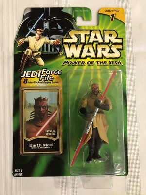 Darth Maul Sith Apprentice Power of the Jedi Collection 1 Star Wars Figure. NIB.