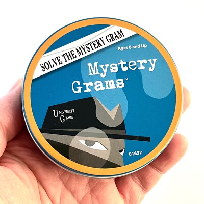 Solve The Mystery Gram Game by University Games Ages 8 & Up NEW SEALED 01632
