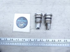 1971 Kawasaki F5A F5 Bighorn K857) left right front fork suspension bolt caps 