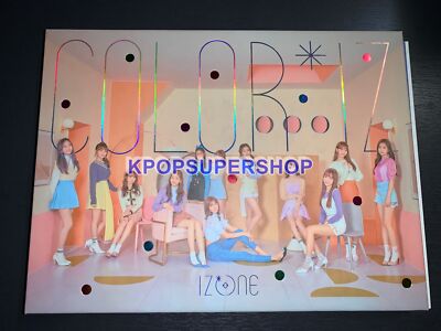 IZ*ONE 1st Mini Album Color*IZ CD Hitomi + Unit Photocards Rare