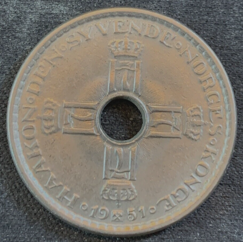 Norway One Krone 1951 - Picture 1 of 2