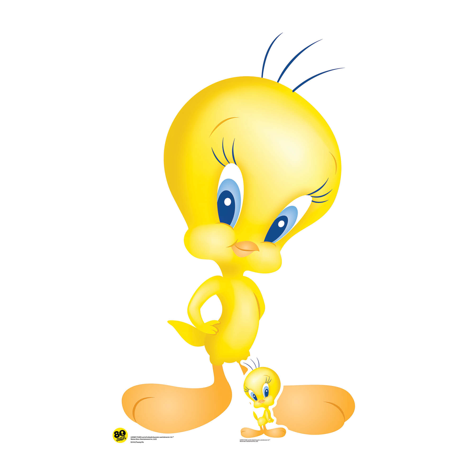 Tweety Pie 80th Anniversary Mini Cardboard Cutout Official Standee