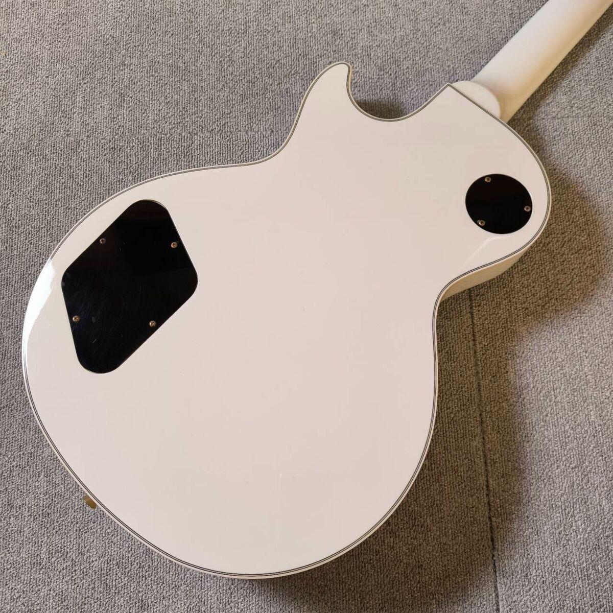 Burny by Fernandes Electric Guitar Les Paul Custom White RLC Burny by Fernandes Electric Guitar Les Paul Custom White RLC