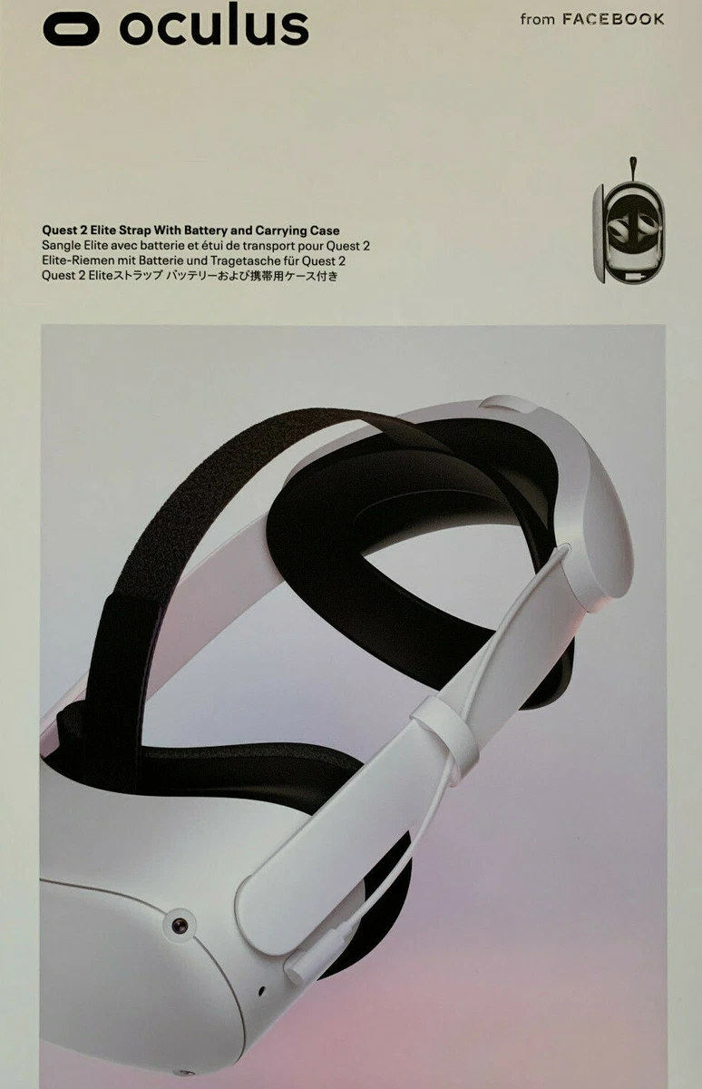 ORIGINAL Oculus Quest 2 Elite Strap + Battery + VR Gaming