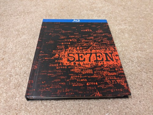 Se7en (1995, Blu ray) Digibook OOP and in VG Condition, Brad Pitt Morgan Freeman