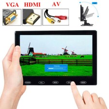 Raspberry Pi Monitor 7" Portable LCD Screen with HDMI VGA AV for CCTV  PC
