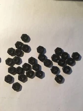 6-32 PLAIN HEX (small pattern) NUTS  BLACK OXIDE ALLOY STEEL  - 100 pcs