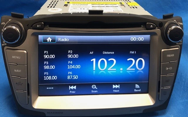 Macrom M-OF7050 Autoradio con navigazione per Hyundai ix35 CD Usb Bluetooth - Immagine 2 di 4