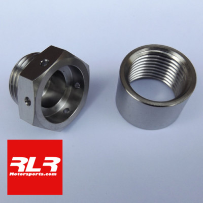 TITANIUM LAMBDA BOSS AND INSERT M18 x 1.5 FIT HONDA, SUZUKI, YAMAHA, KAWASAKI