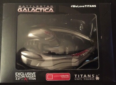 Titans Vinyl Battlestar Galactica Cylon Raider NARBE Modellfigur Beutekiste 