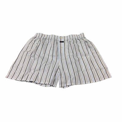 Guasch Men's Boxer Striped Blue/White/Grey 100% Cotton Mod BS120 D