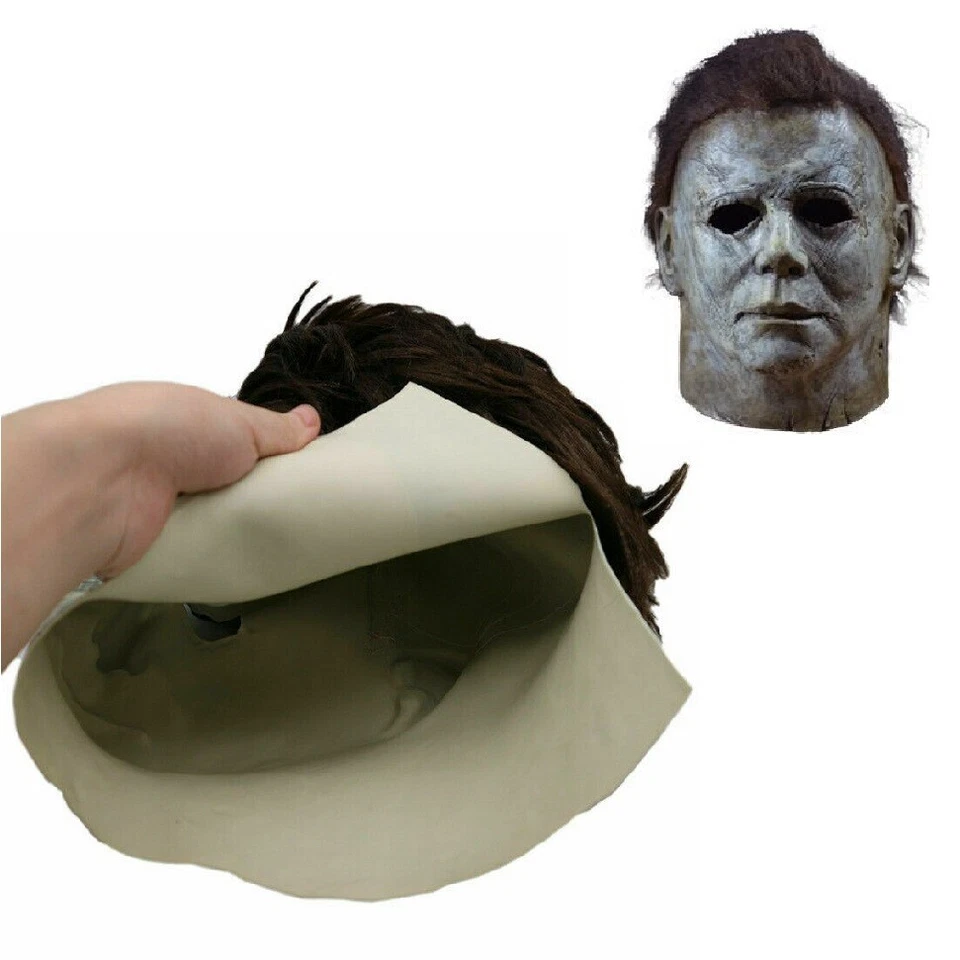 Deluxe Michael Myers Maske Halloween Latex Kopf Erwachsenes Kostüm Geschenk DEU. - Bild 2 von 4