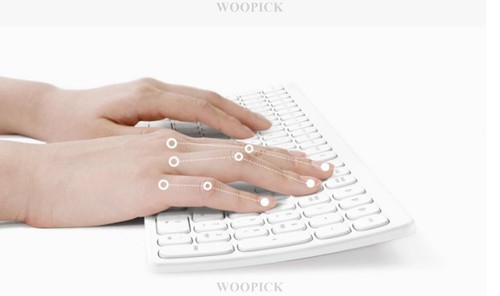 ACTTO 2023 B605 CURVED Slim Wireless Keyboard Multi-Pairing Rechargeable-Eng/Kor - Picture 9 of 15