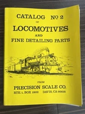 1977–78 Precision Scale Co Locomotive Fine Detailing Parts Catalog Model Train