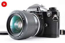 [Exc+4] Nikon FE Black + SERIES E Zoom 36-72mm f/3.5 Ai-s Lens #1664