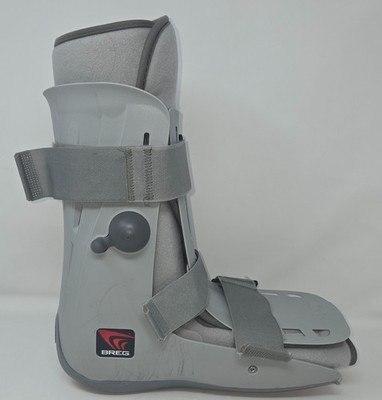 Breg Genesis Mid-Calf Medical Walking Boot BL525007 Gray Size Large