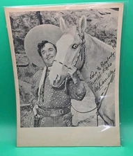 Cisco Kid, Leo Carrillo as Pancho, the sidekick alongside Loco 11x8½ Signed