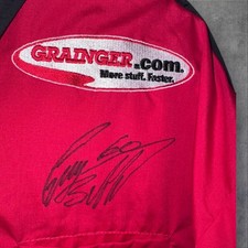 Greg Biffle GRAINGER ROUSH FORD 100 YEARS BUSCH signed VINTAGE Pit Crew Shirt